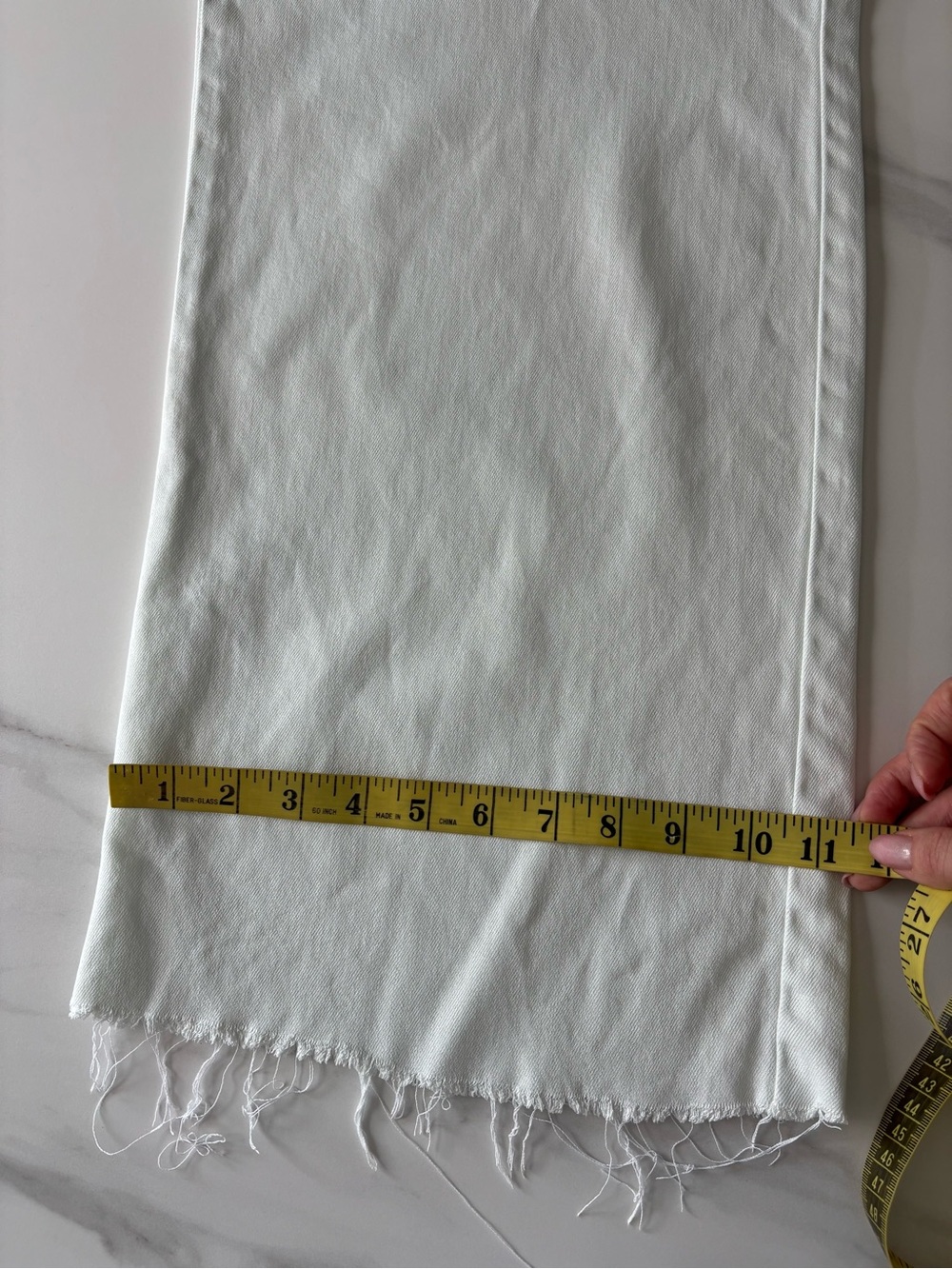 Thread & Supply Light White Wide-Leg Drawstring Pants Lyocell Sz XL - Picture 9 of 10